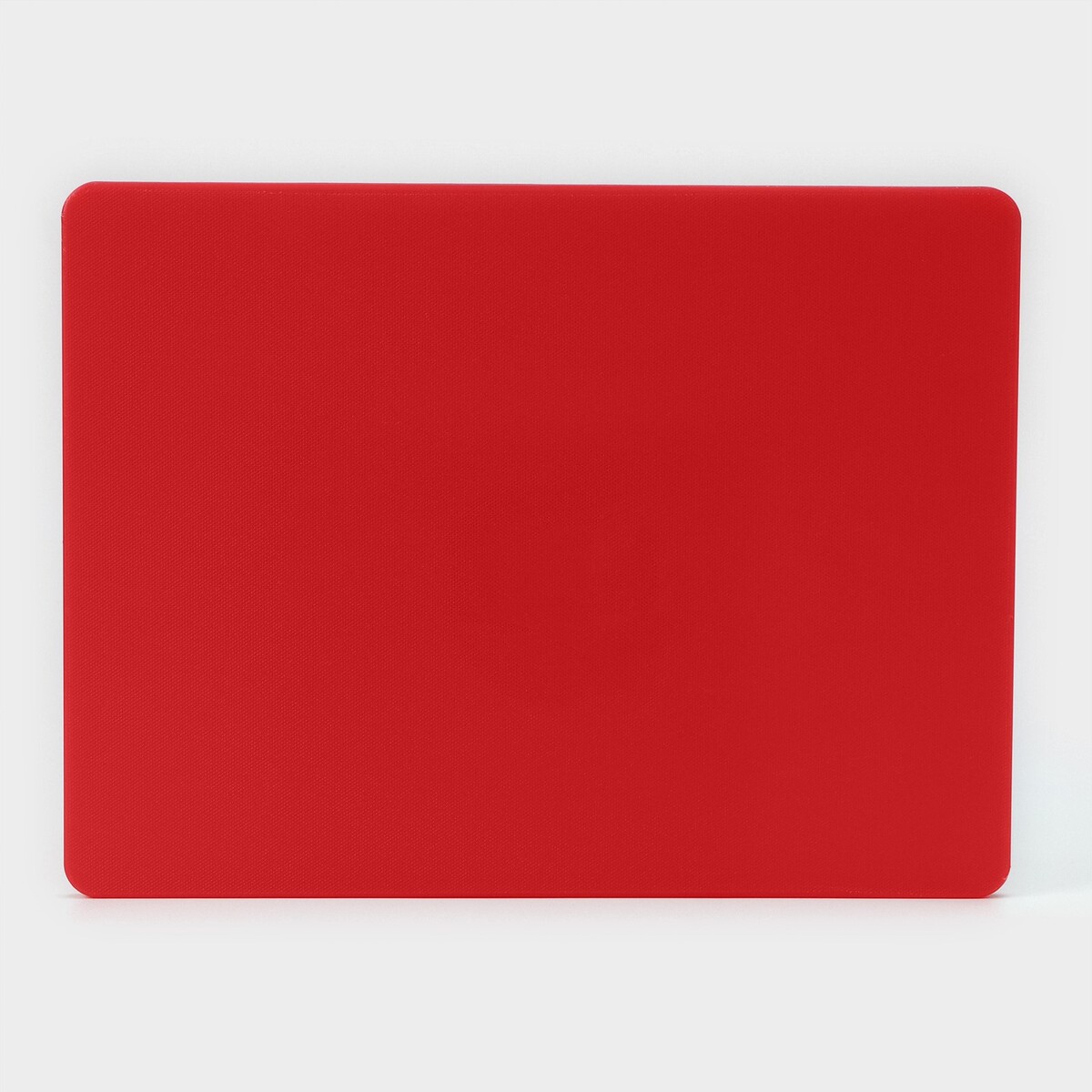 фото Доска профессиональная разделочная, 40×30 см, толщина 1,2 см, цвет красный no brand