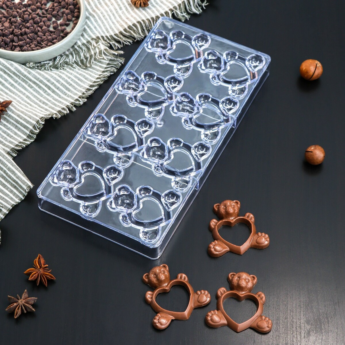 Форма для шоколада и конфет 28×14 см форма для шоколада и конфет