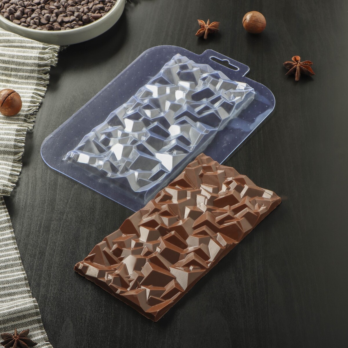 Форма для шоколада и конфет пластиковая форма для шоколада и конфет пластиковая