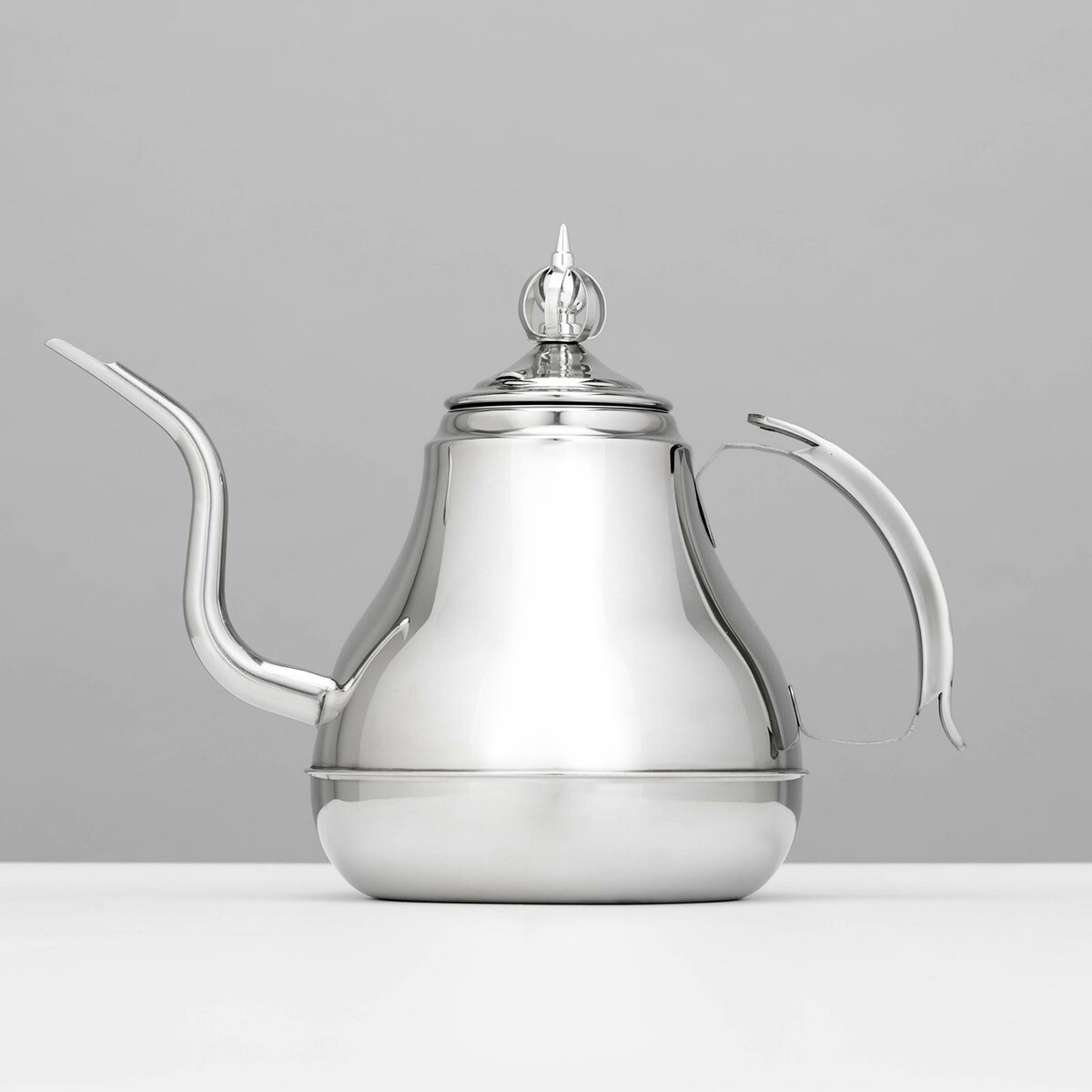 

Чайник заварочный из нержавеющей стали, 1,8 л, металлическое сито, цвет хромированный