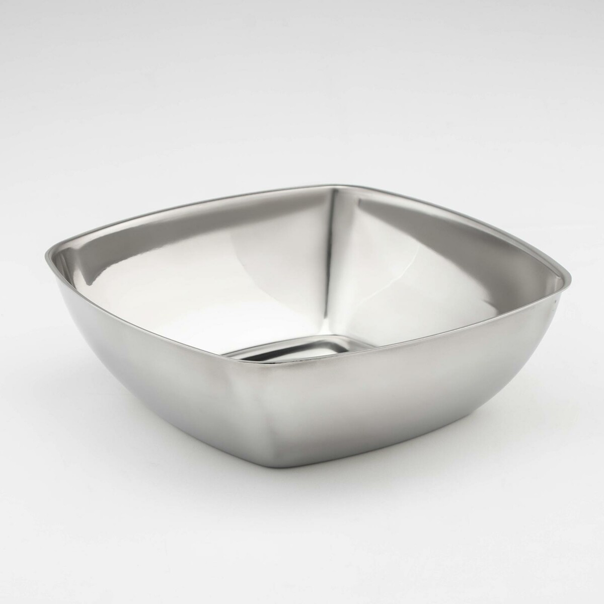 

Мискa из нержавеющей стали, 1,8 л, 21×21×7 см, 201 мaркa стaли, толщинa 0,8 мм, Хромированный