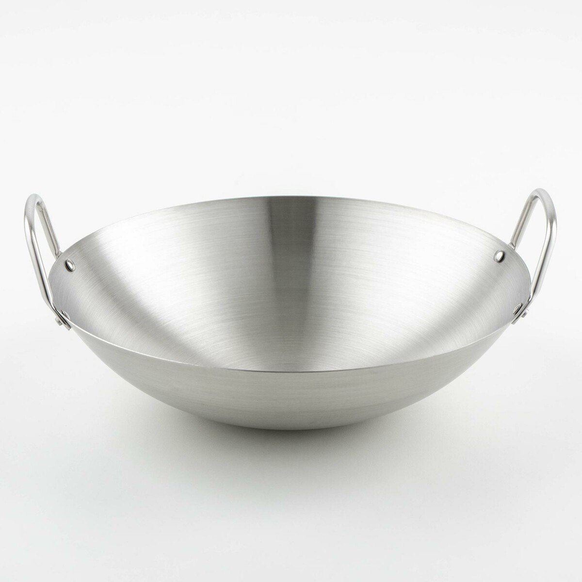 Сковорода-wok hanna knövell из нержавеющей стали chief, d=28 см таз из нержавеющей стали 3 2л с двумя ручками