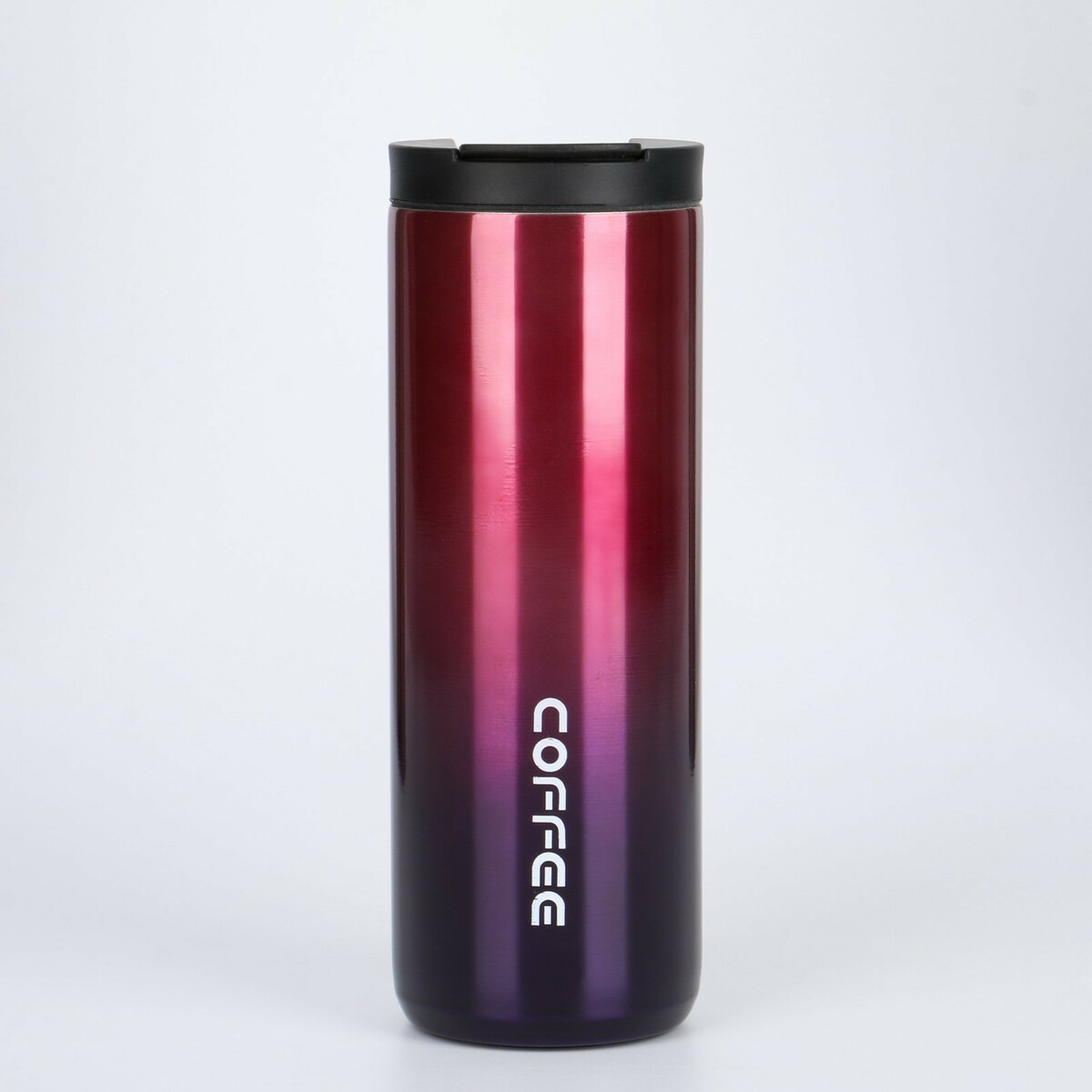 Термокружка, 500 мл, coffee, сохраняет тепло 8 ч, розовая термостакан coffee cup пластик металл 350мл