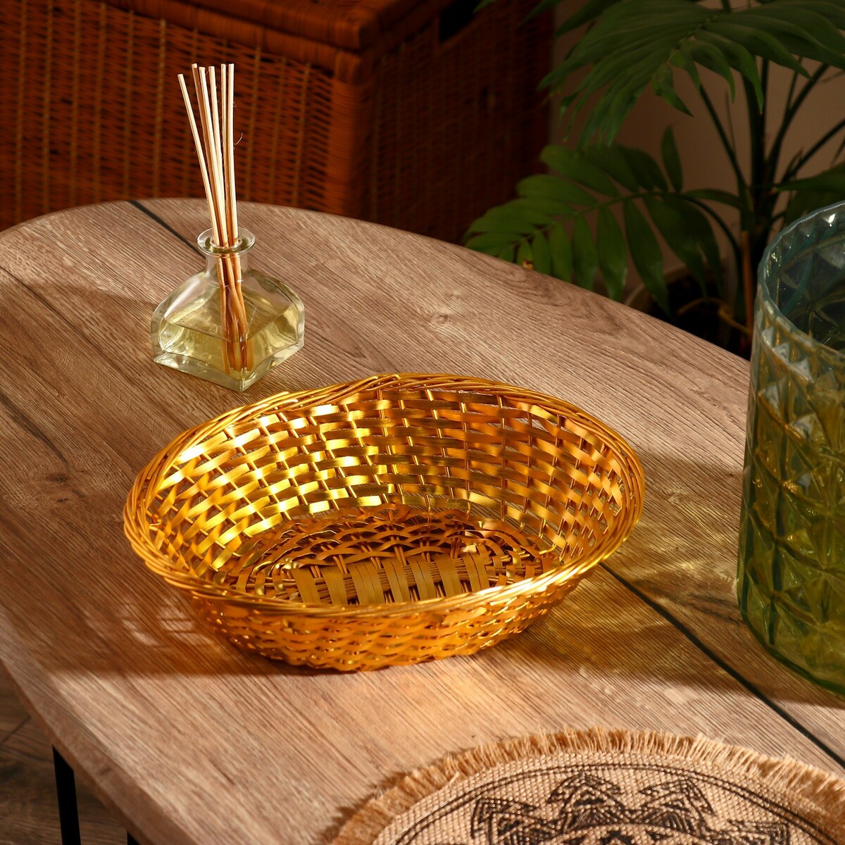 

Корзинка для фруктов, Золотистый