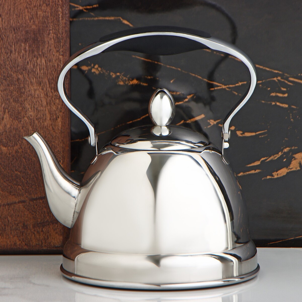 Чайник заварочный из нержавеющей стали чайник заварочный из нержавеющей стали леранс 1 6 л металлическое сито хромированный