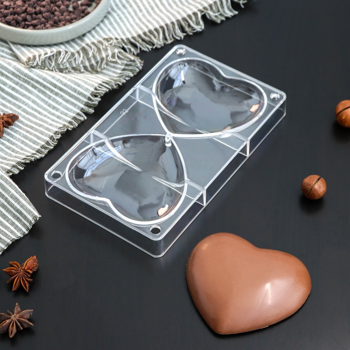Форма для шоколада konfinetta merimeri формы для выпечки любовь 8 шт