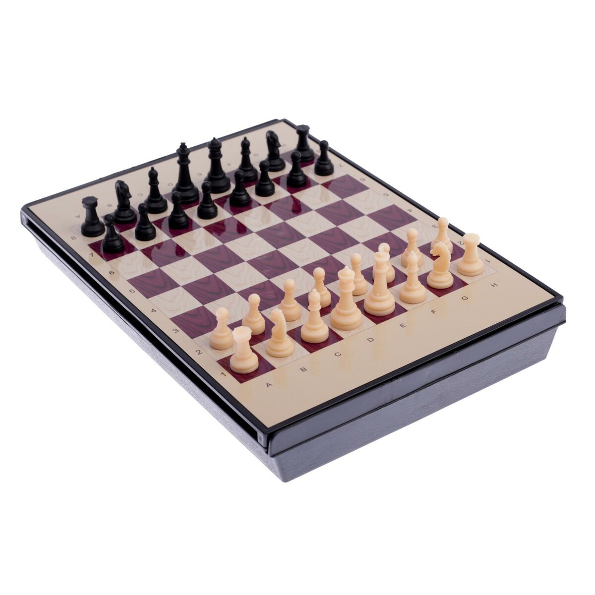 Шахматы магнитные, с ящиком, 24 х 18 см шахматы магнитные с ящиком доска 24 х 18 см