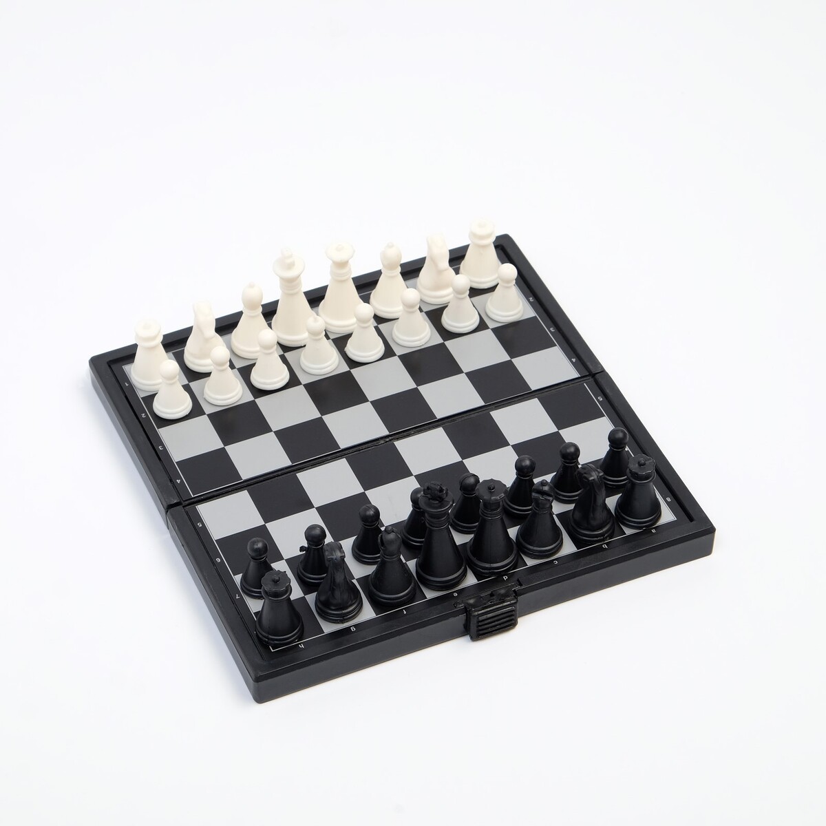 Шахматы магнитные, 13 х 13 см, черно-белые biglovemary накидка снуд для кормления черно белые полоски