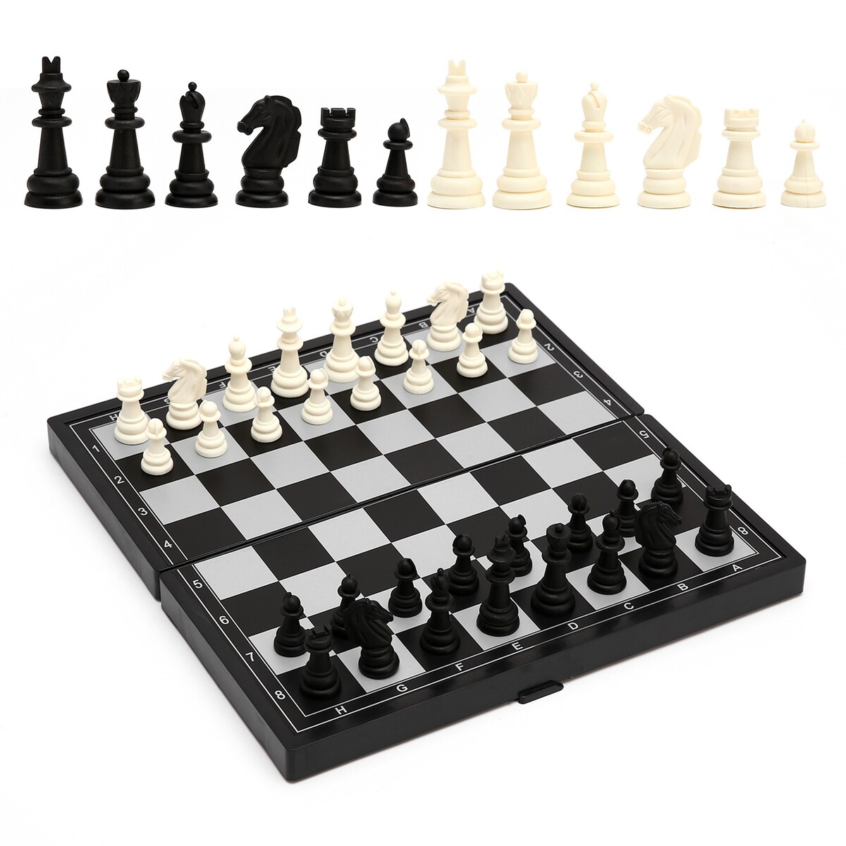 Шахматы магнитные, доска 24.5 х 24.5 см шахматы магнитные с ящиком доска 24 х 18 см