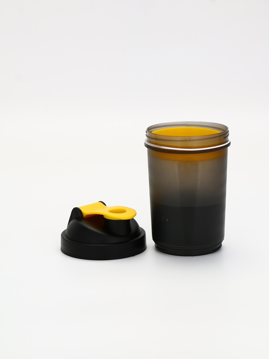 

Шейкер спортивный, 500 мл, с чашей, Черный