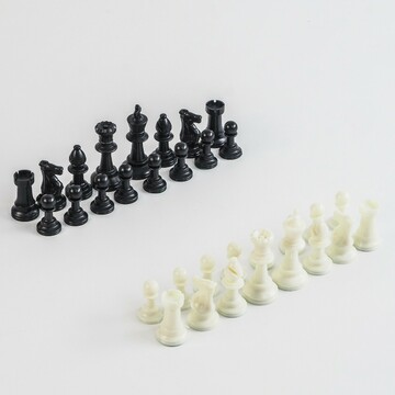 Шахматные фигуры, пластик, король h-7.5 