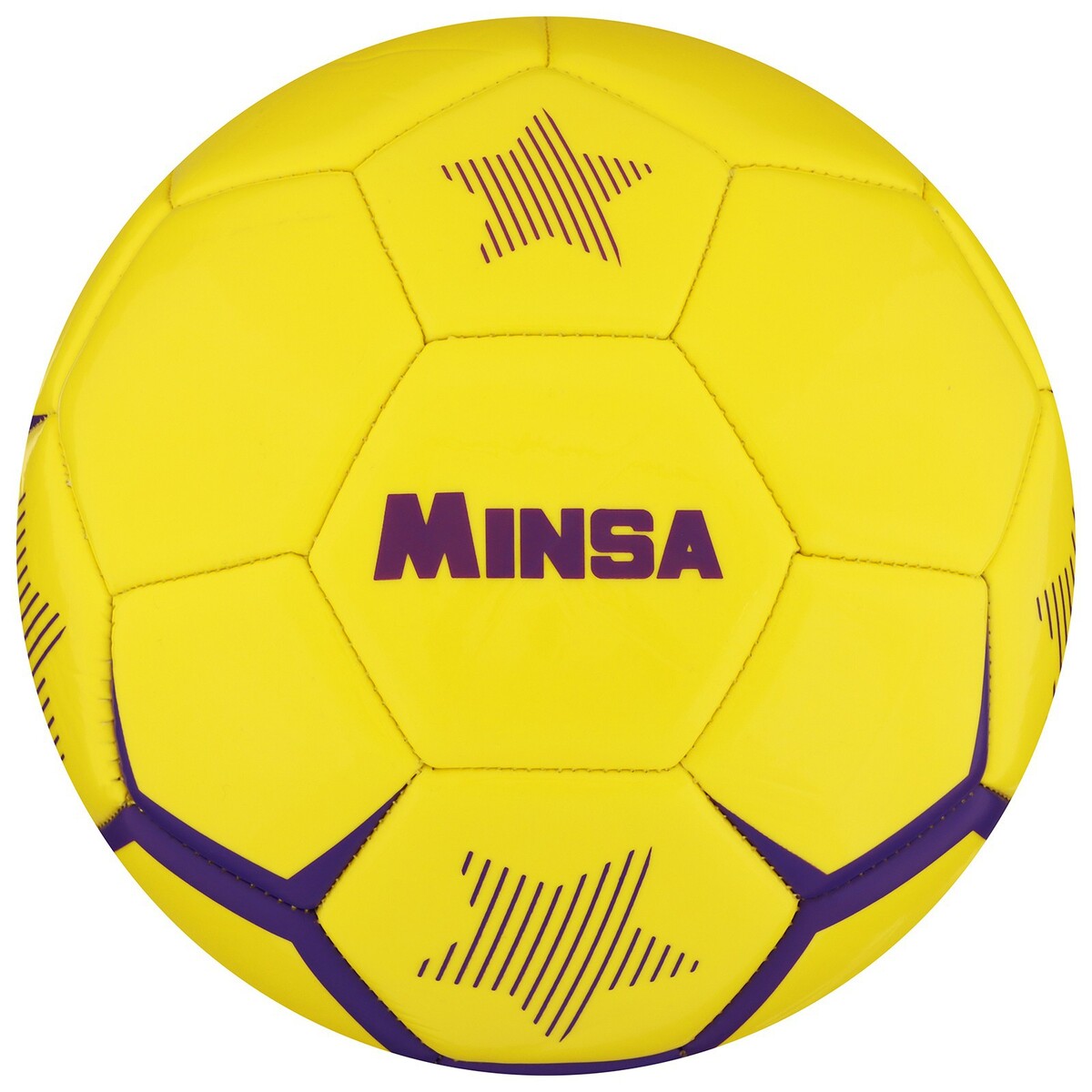 Мяч футбольный minsa, pu, машинная сшивка, 32 панели, размер 5, MINSA