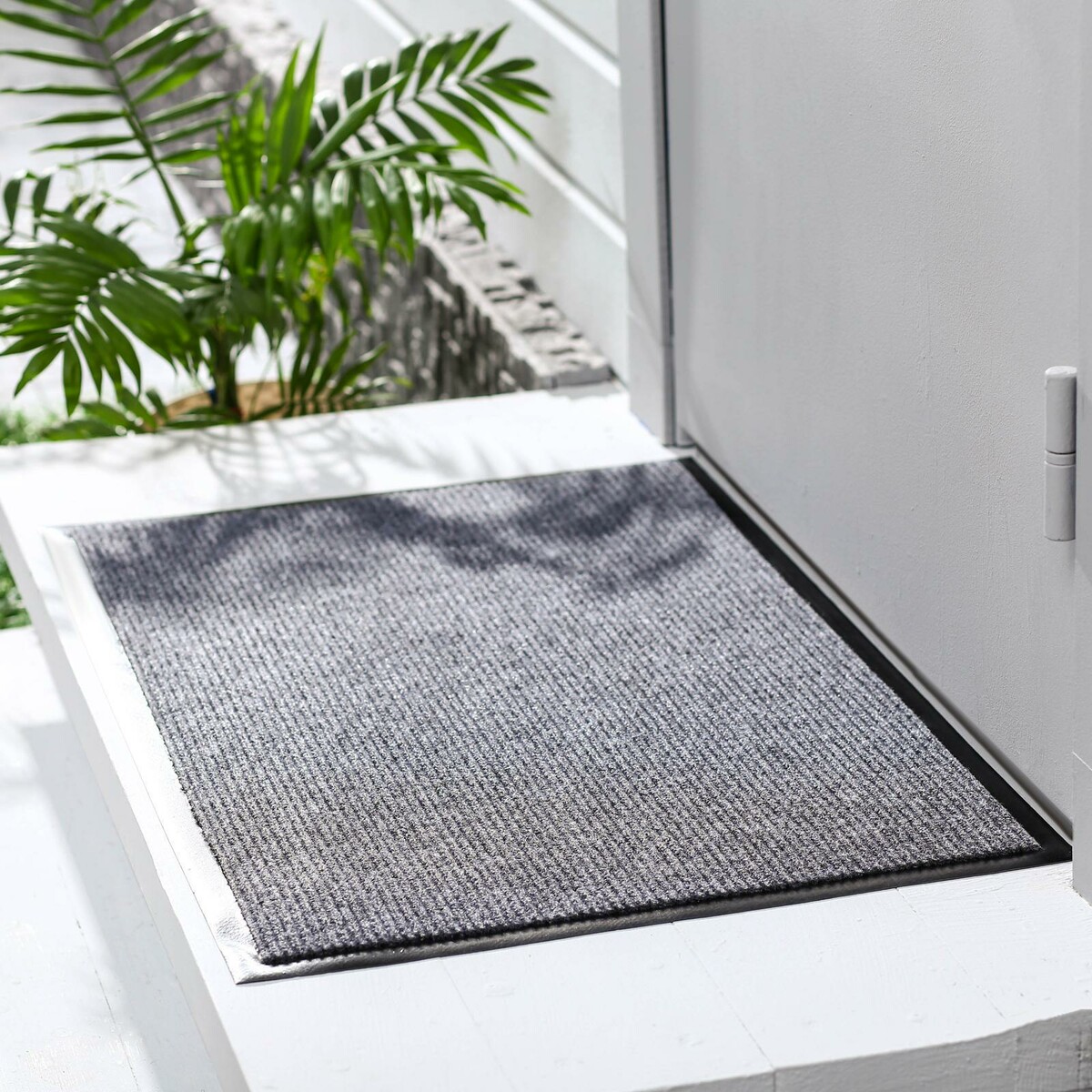 Коврик коврик влаговпитывающий спанч прямоугольный 60х90 см серый