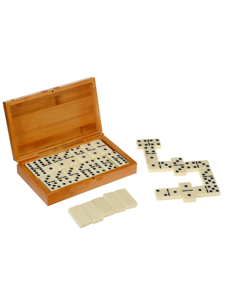 

Домино классическое, Бежевый;белый