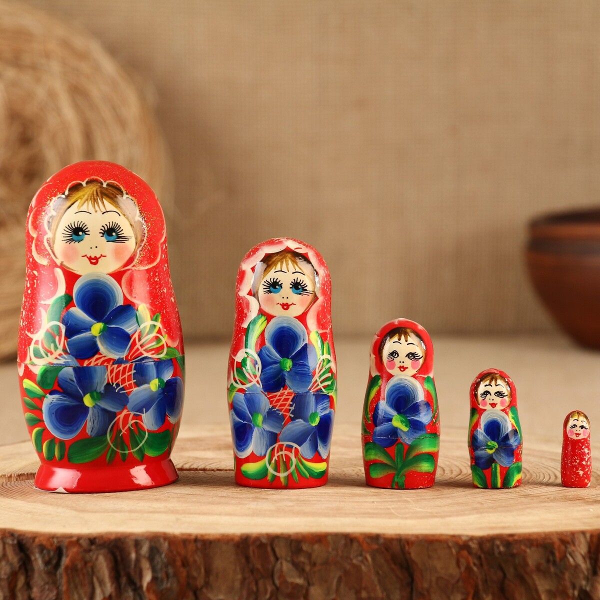 

Матрешка, Разноцветный