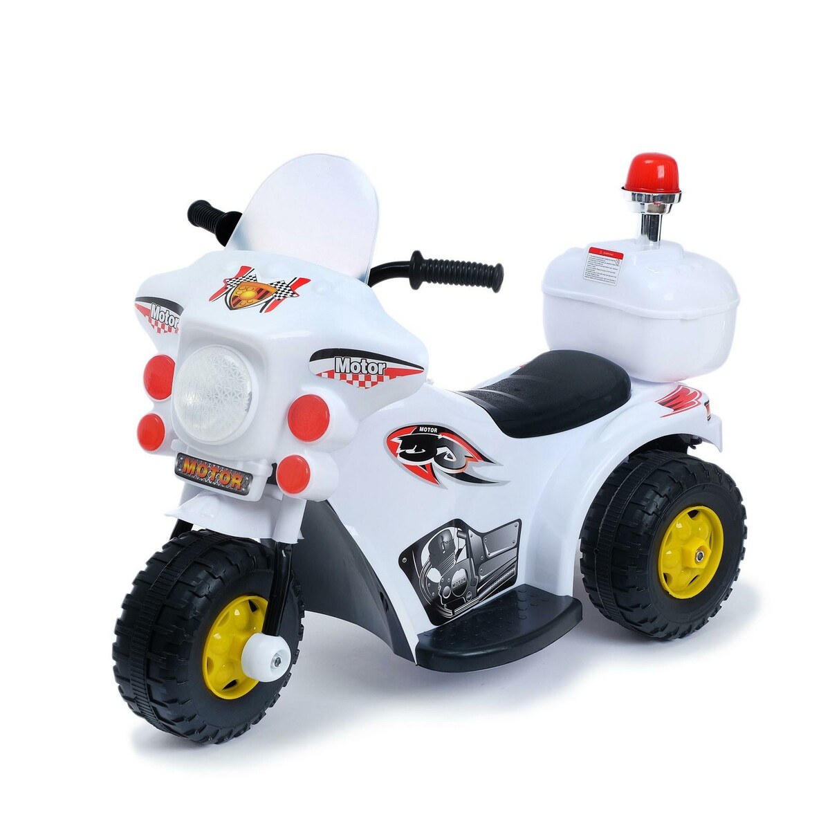 Детский электромобиль детский электромотоцикл rocket мотоцикл шерифа 1 мотор 20 вт белый