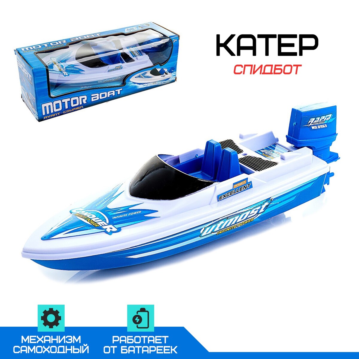 

Катер, Синий