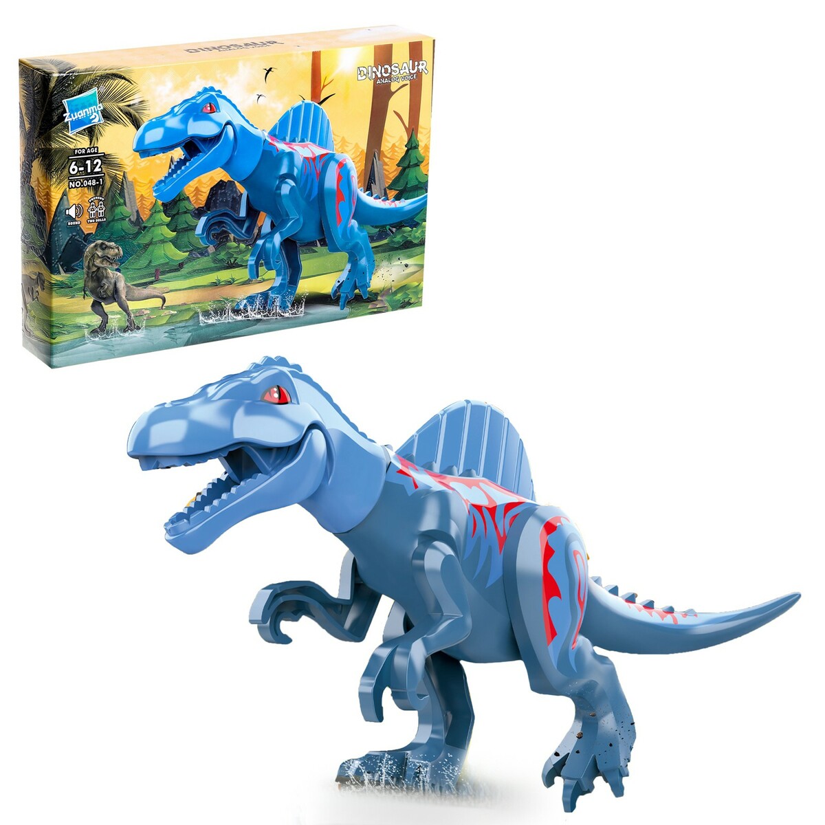 

Конструктор дино spinosaurus, звуковые эффекты
