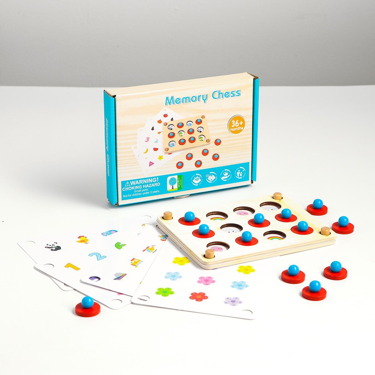 Детская развивающая игра intellecta комфортная детская подушка с эффектом памяти 48х30