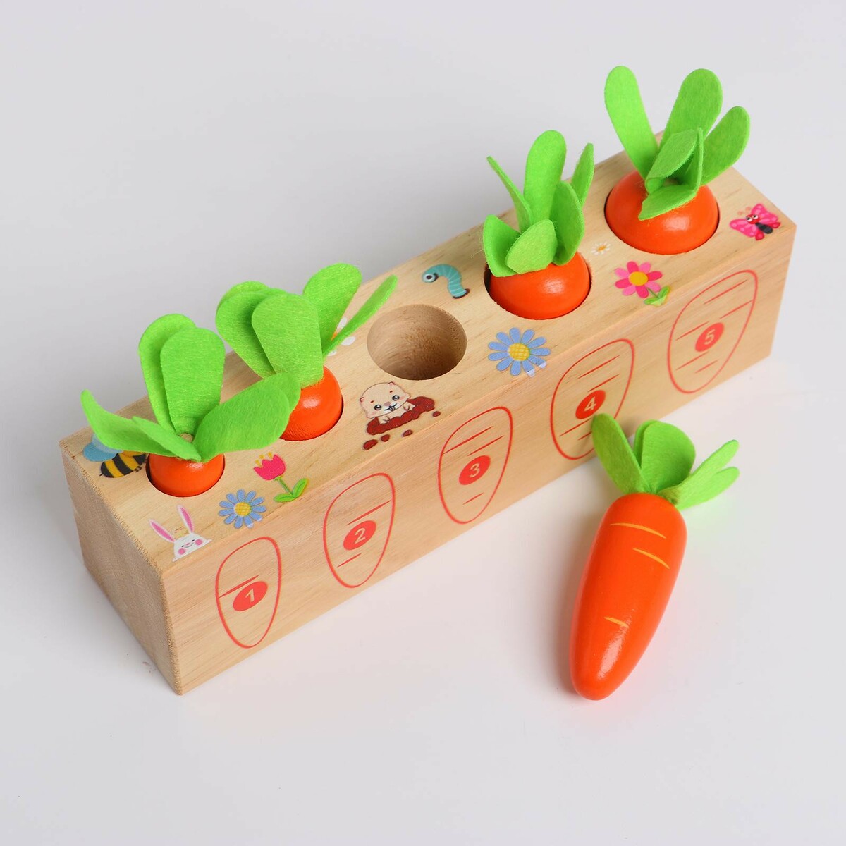 Развивающий набор merimeri набор сюрпризов морковки s 4