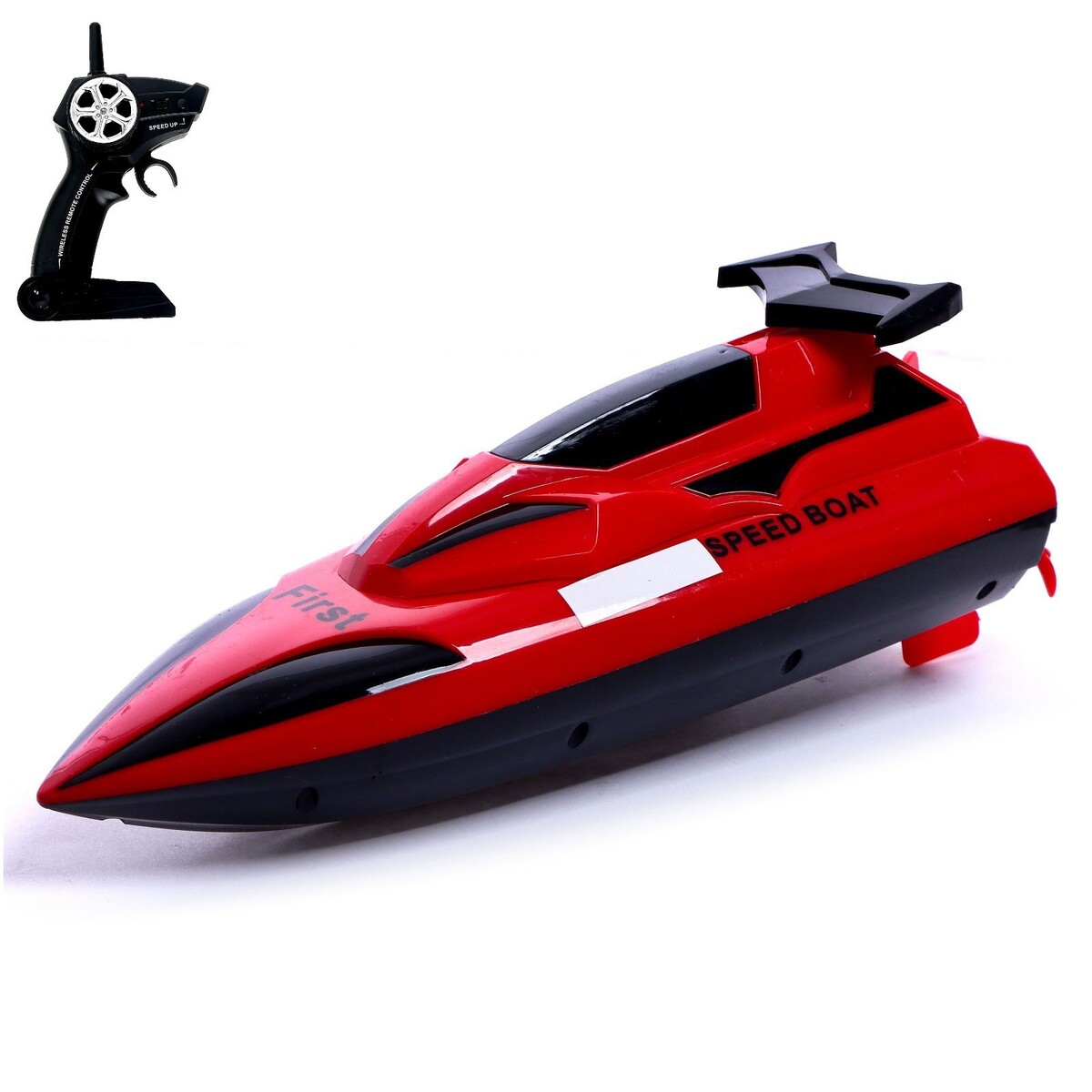 

Катер радиоуправляемый speed boat, работает от аккумулятора, Красный