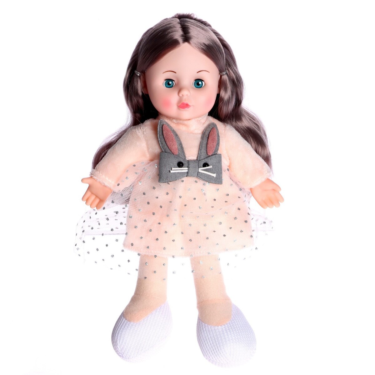 Кукла мягконабивная кукла с коляской и кроваткой дочки матери аксессуары подвижная звук 29 см