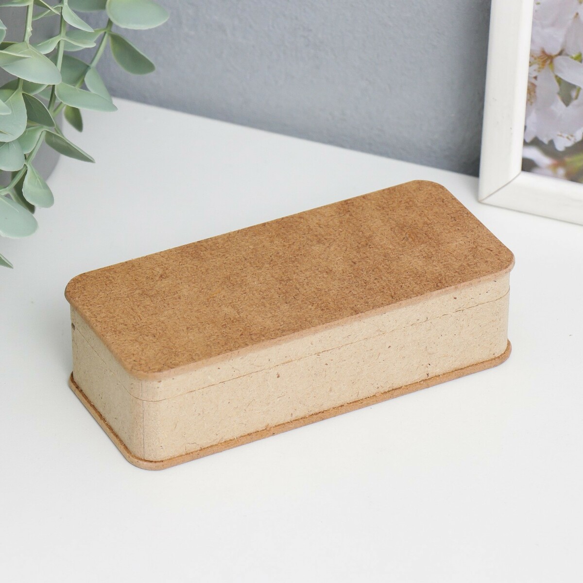 

Шкатулка для декора из мдф 14,5х6,5х4 см, Бежевый