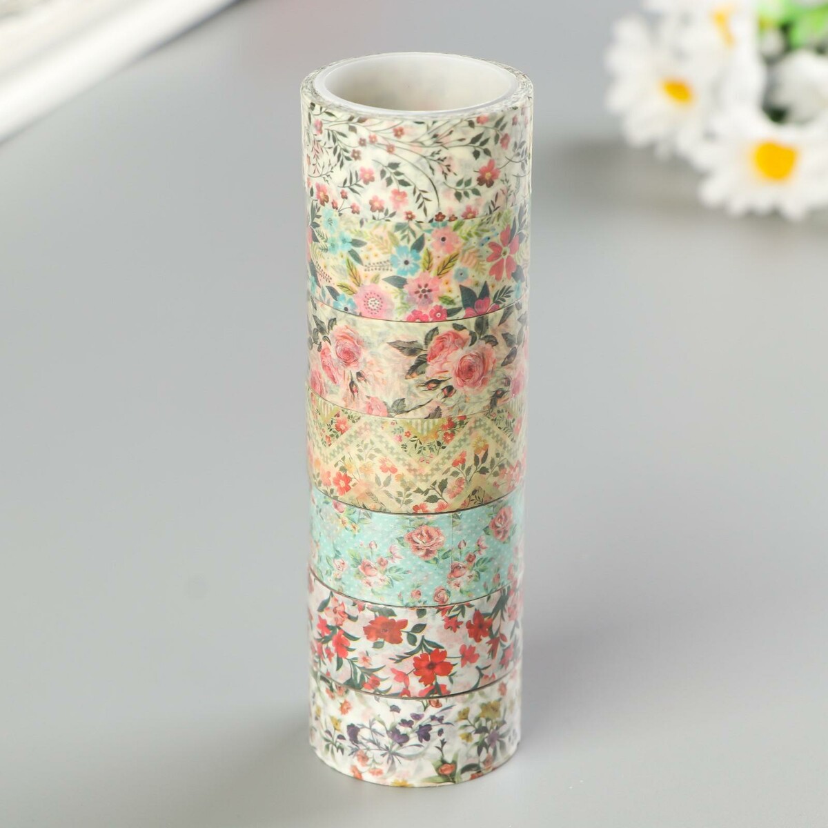 

Клейкие washi-ленты для декора, Разноцветный