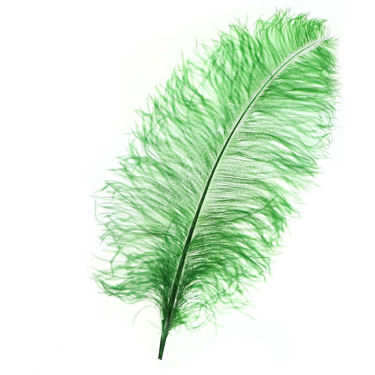 Перо для декора, длина от 45 до 60 см, цвет зеленый перо для декора длина от 45 до 50 см изумрудный