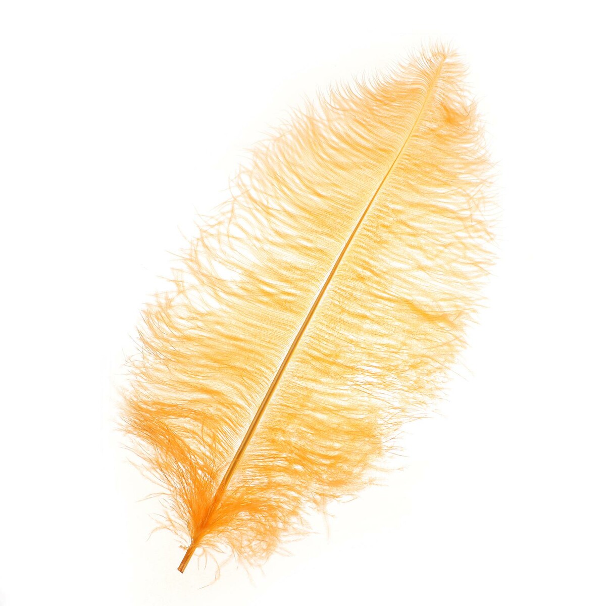 Перо для декора, длина: от 45 до 60 см, цвет персиковый