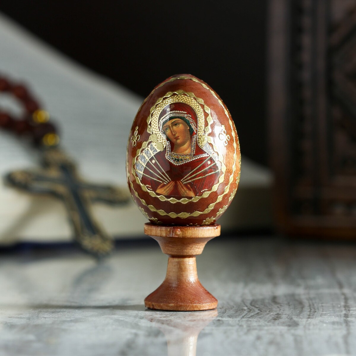 

Яйцо сувенирное, Коричневый