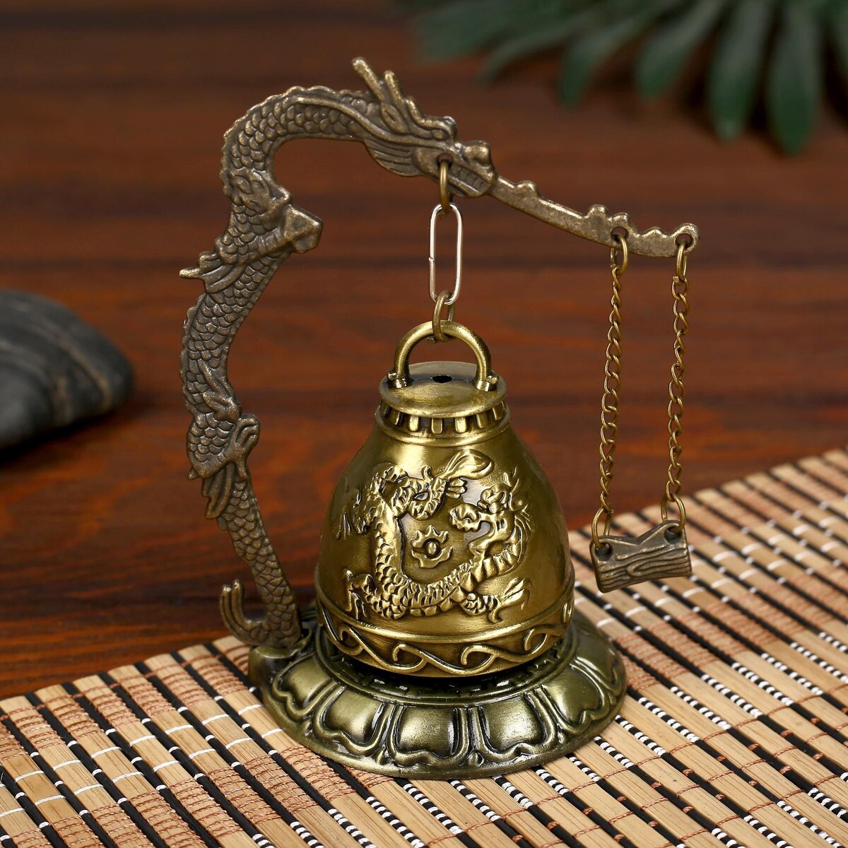 Колокол-гонг металл настольный колокол сувенирный металл
