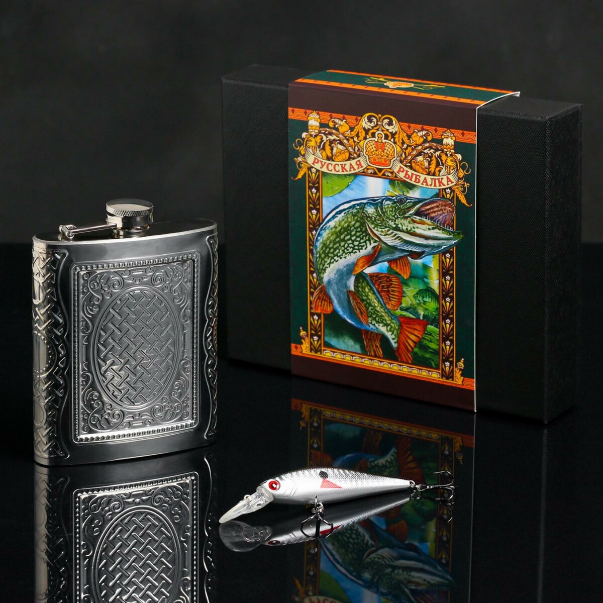 

Подарочный набор, Серебристый;разноцветный;черный