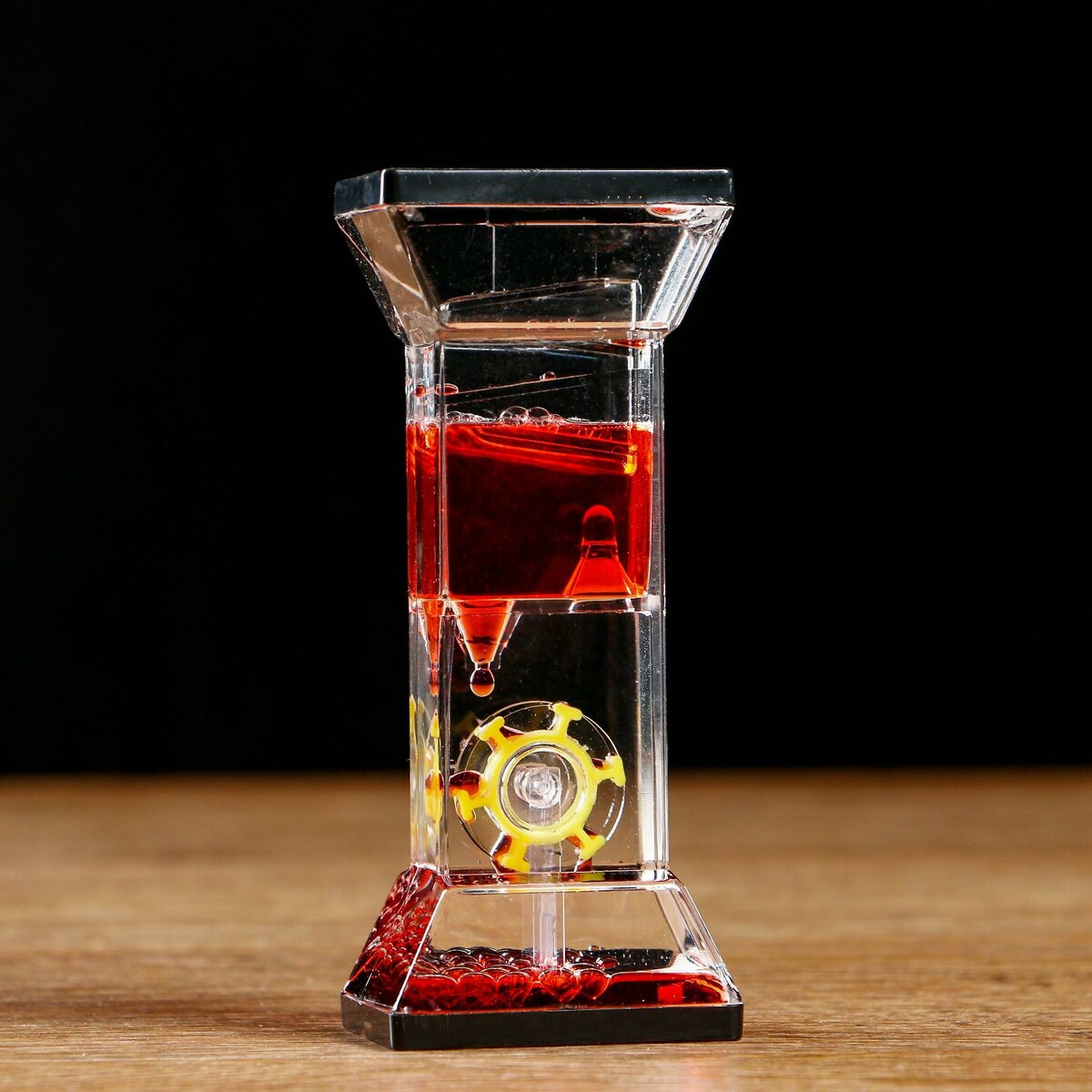 Гелевые часы гелевые часы с мигающим шариком 13 х 7 5 см красные