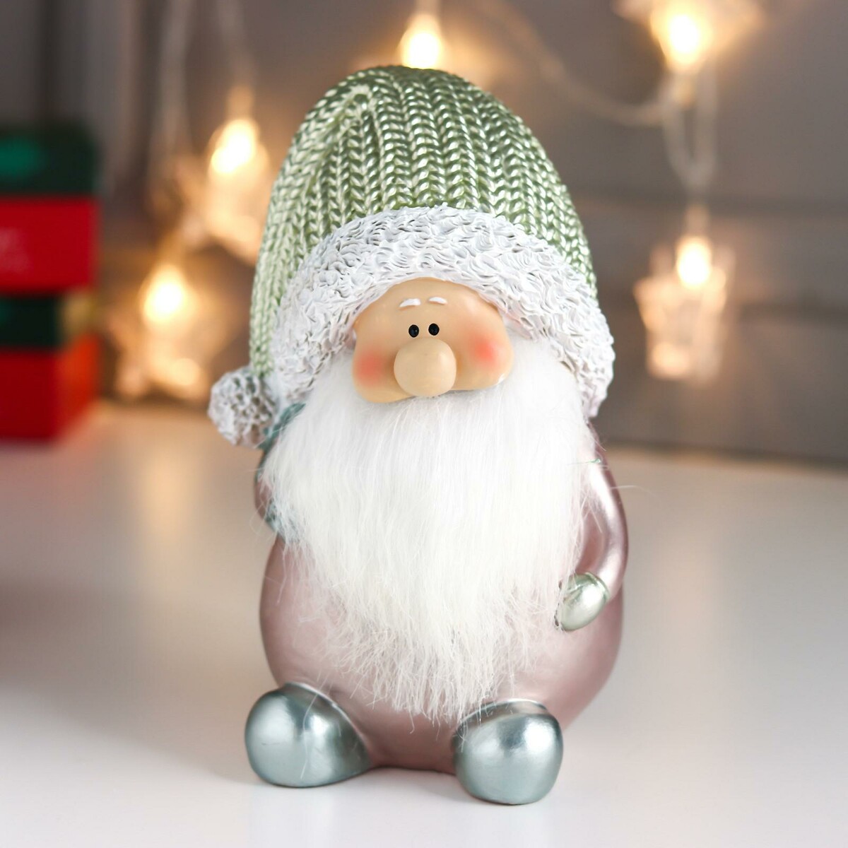 

Сувенир полистоун, Зеленый;розовый