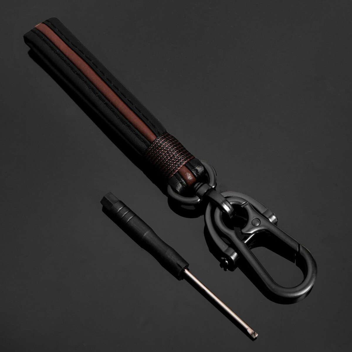 Брелок для ключей, петля кожа pu с карабином, кожа pu брелок для ключей мишка 9 6×2 8 см