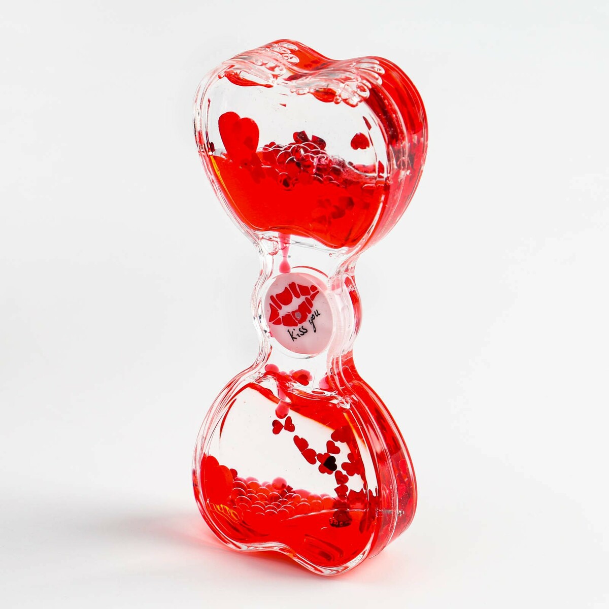 Гелевые часы, с мигающим шариком, 13 х 7,5 см, красные гелевые часы с мигающим шариком 13 х 7 5 см красные