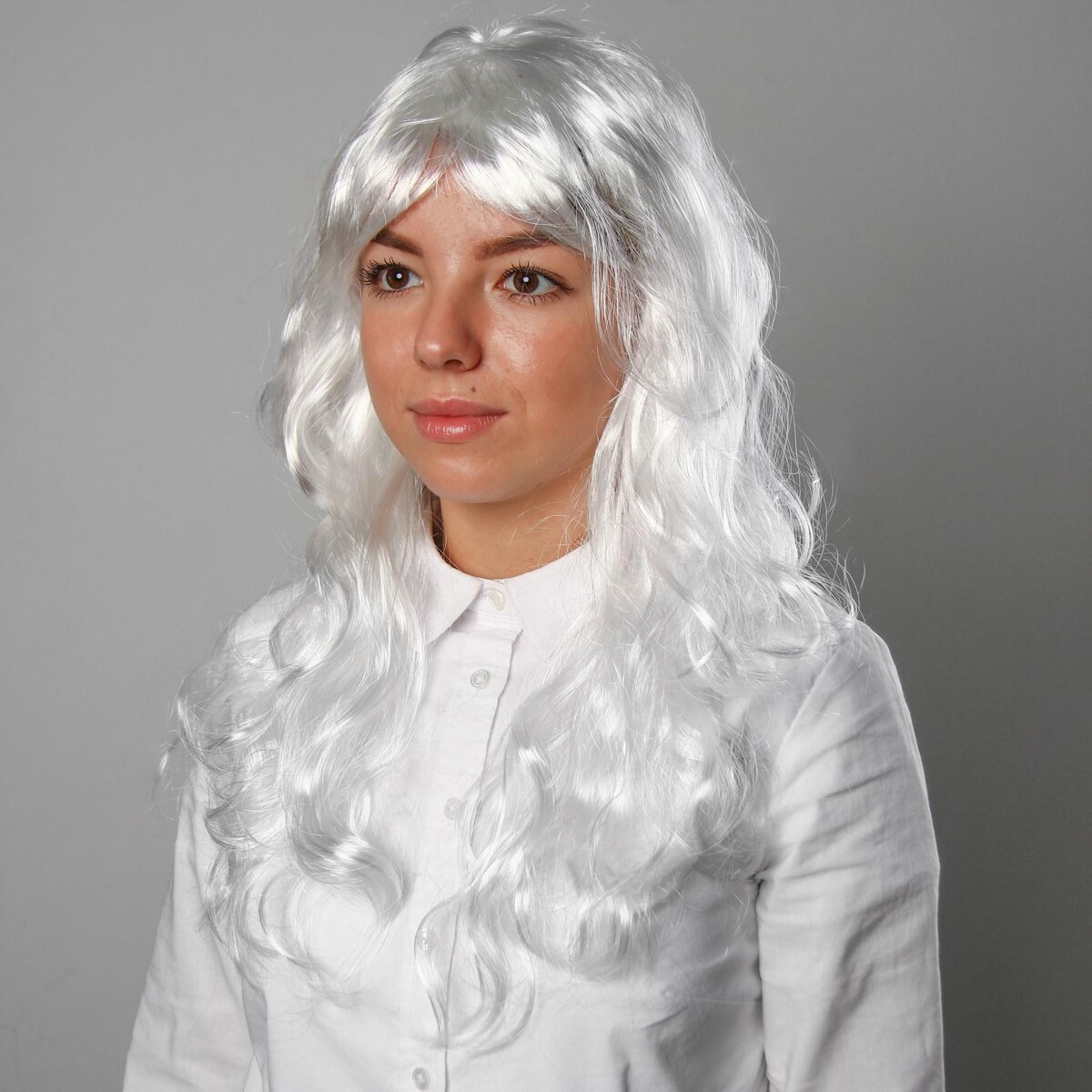 Парик-блондинка, длинные локоны шампунь шёлк детский витэкс kidsland magic lady для волос блестящие локоны 300 мл