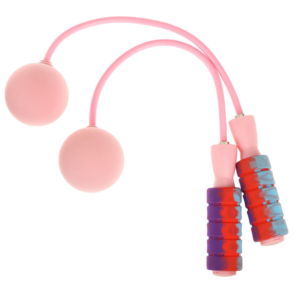 Скакалка беспроводная onlytop, цвет розовый скакалка jump rope розовый 106061