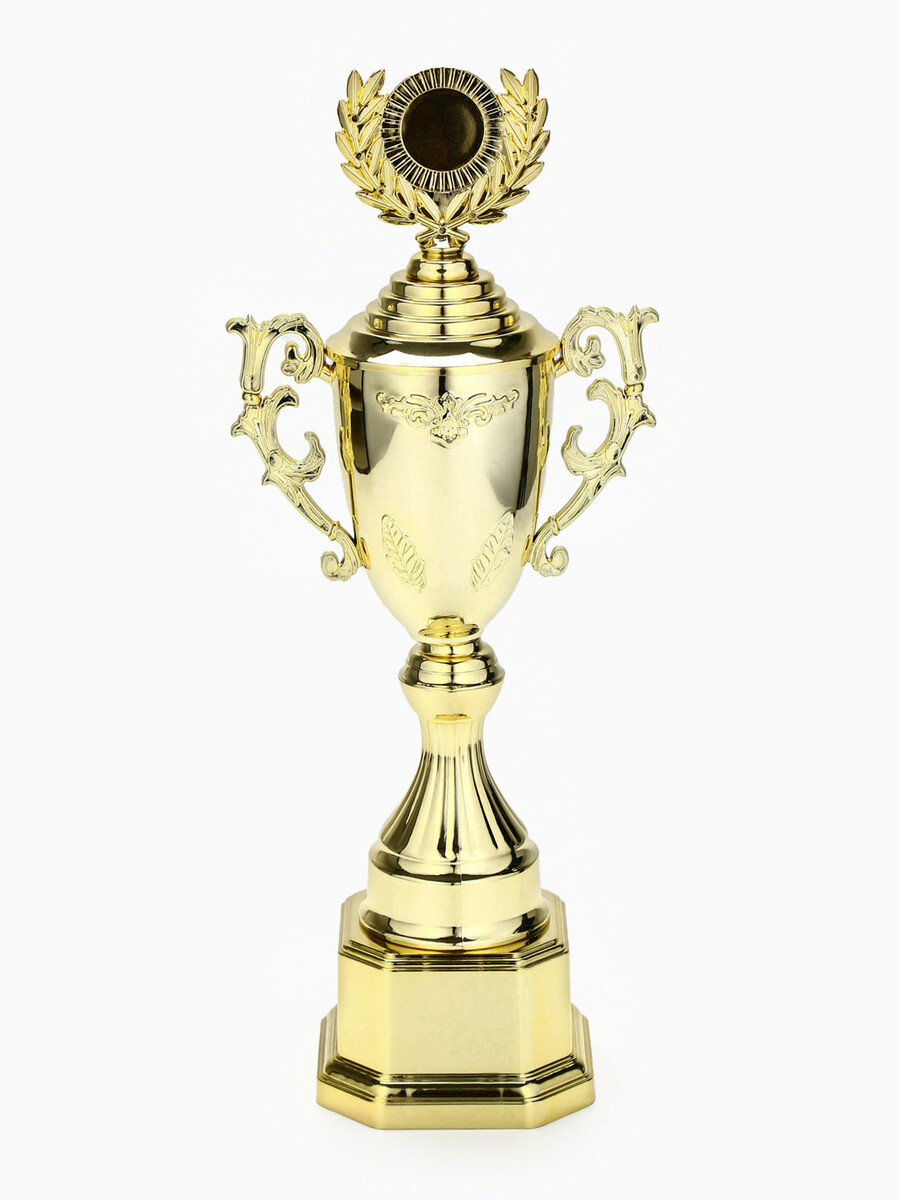 

Кубок 122c, наградная фигура, золото, подставка пластик, 34×13×9 см, Золотистый