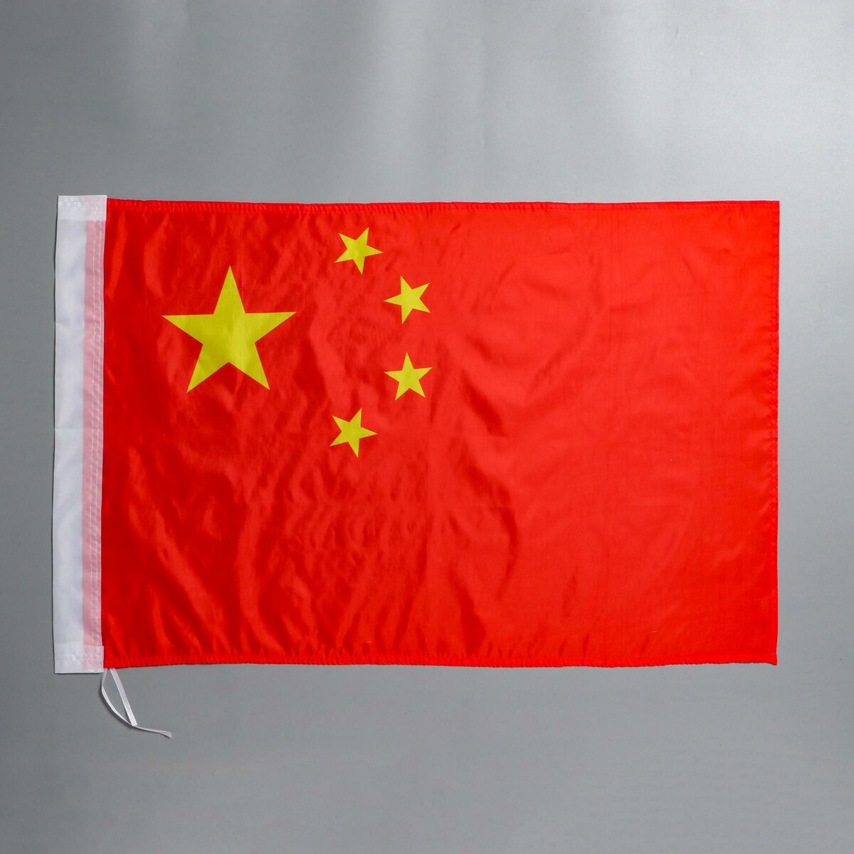 Флаг китая, 60 х 90 см, полиэфирный шелк