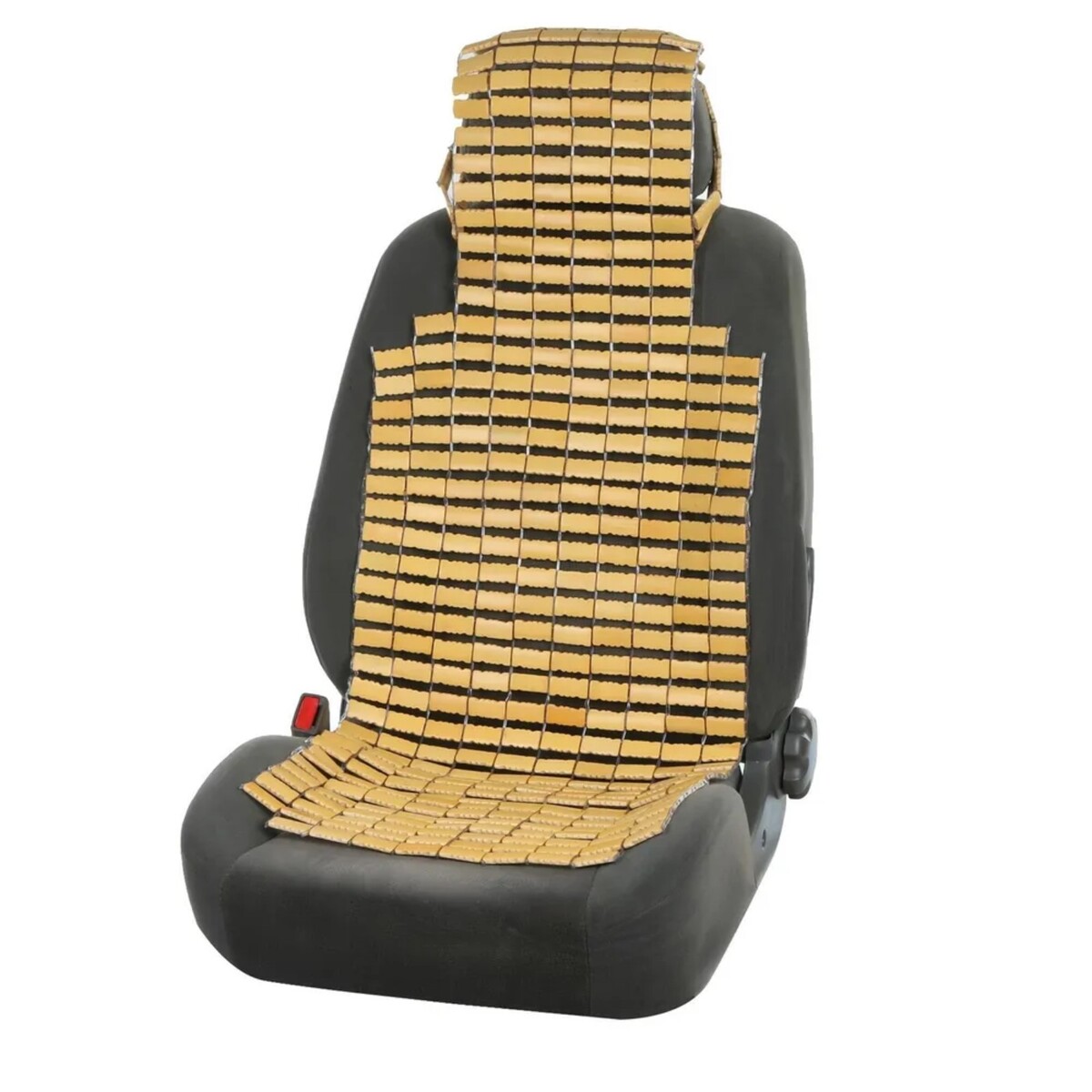 Накидка-массажер torso, на сиденье с капюшоном, 43×109 см, бамбук, бежевый накидка органайзер torso на переднее сиденье 60×43 см пленка