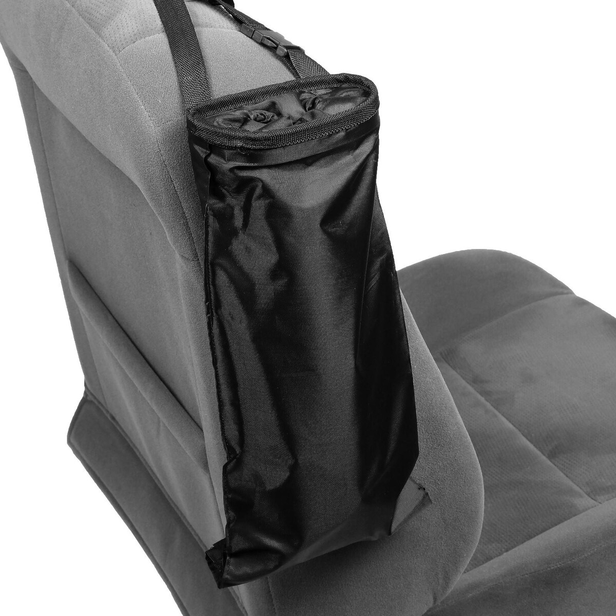 Мешок для мусора с креплением на спинку сиденья органайзер на спинку сиденья 55×41 см темно серый