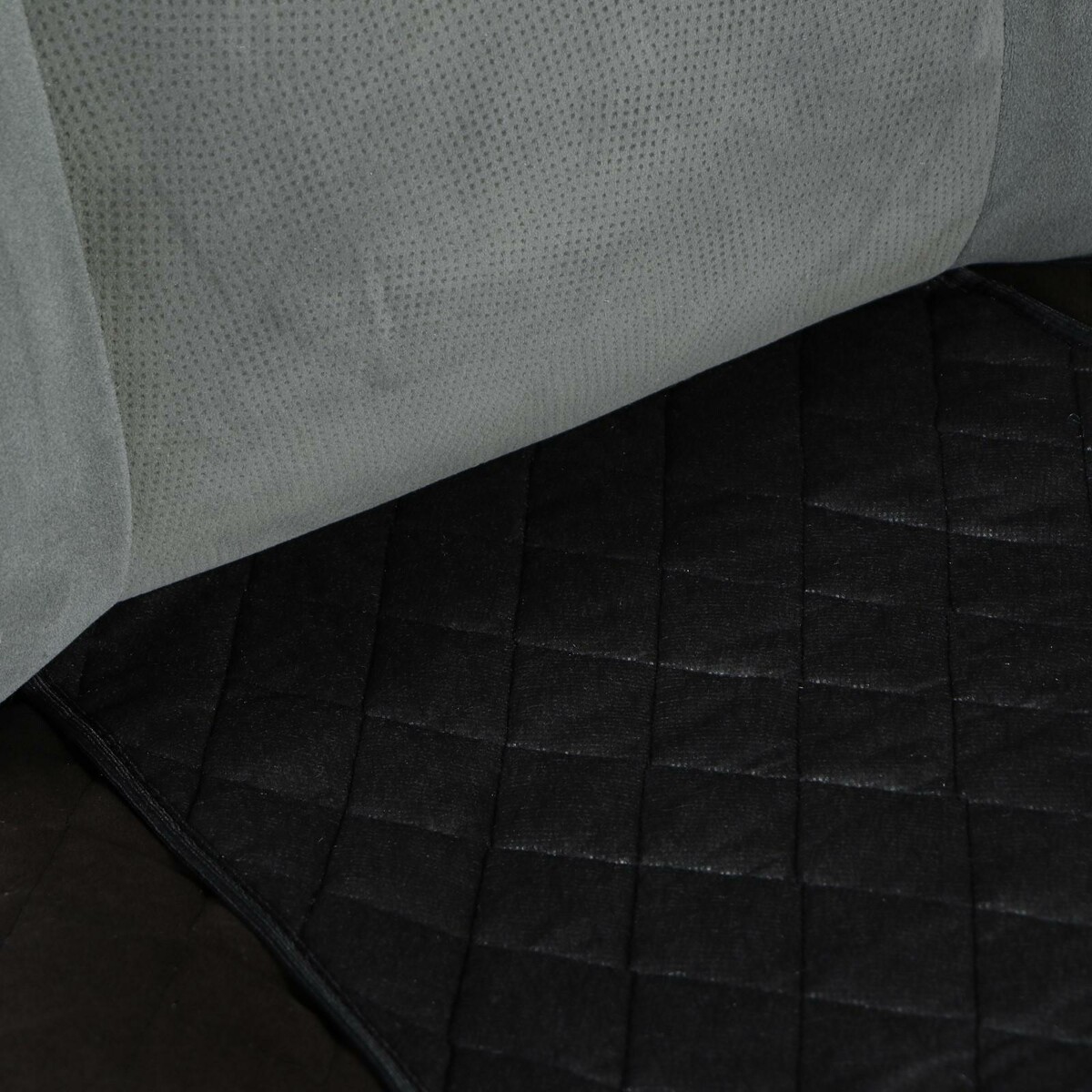 фото Накидка на переднее сиденье, велюр, размер 55 х 130 см, коричневый, широкое сиденье no brand