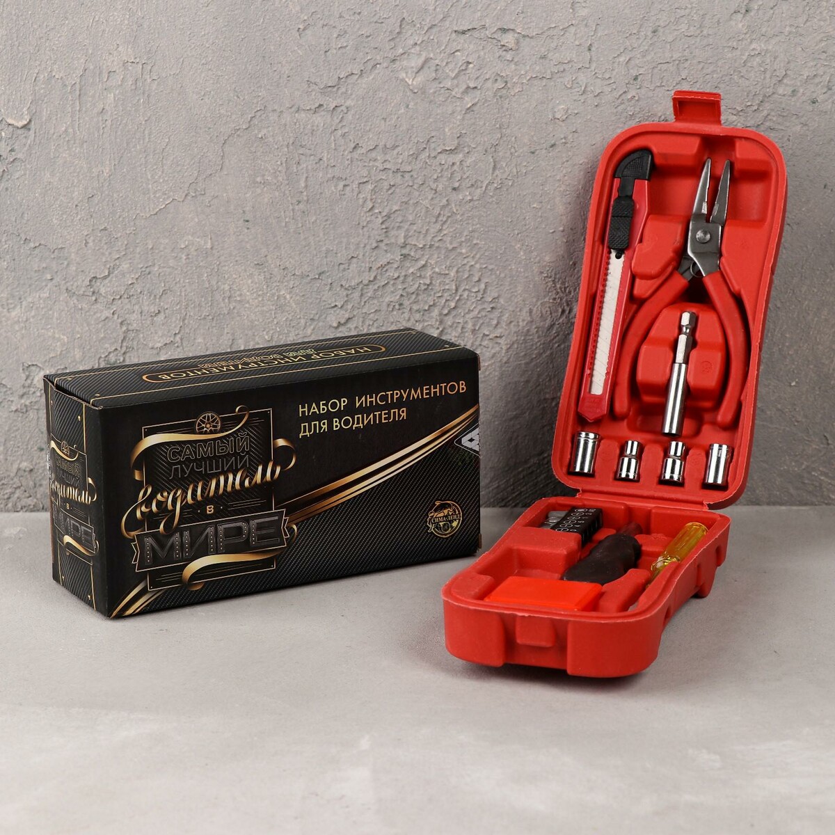 Подарочный набор инструментов для водителя сумка для инструментов лом 320 х 240 х 250 мм полиэстер 600d