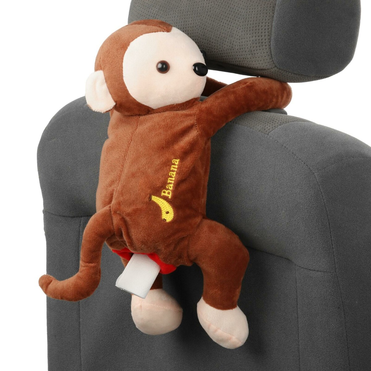 фото Салфетница в автомобиль на спинку сиденья, обезьянка no brand