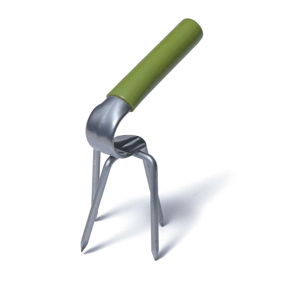 Рыхлитель, длина 15 см, 4 зуба, пластиковая ручка гиря пластиковая start up есе 010 10 кг серый зеленый