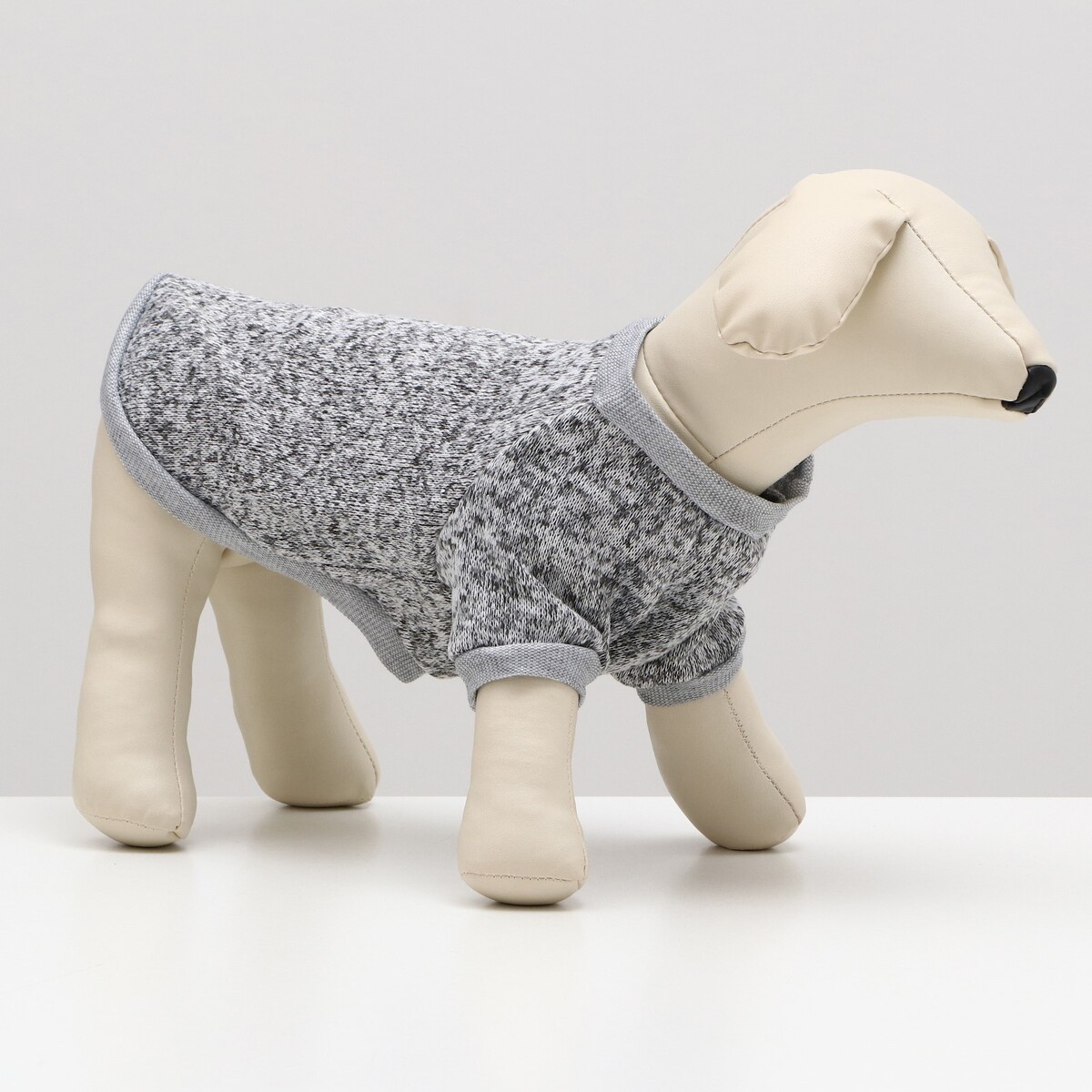 Свитер меланжевый, размер s (дс 20, ош 23, ог 25 см), серый собаки иллюстрированный гид по самым популярным породам