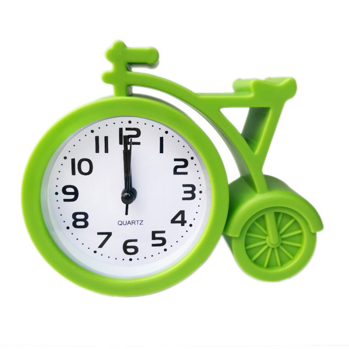 Часы - будильник настольные часы велосипед с суккулентом
