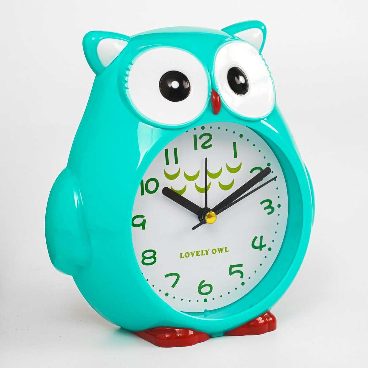 Часы - будильник детские детские высокие носки в трехцветном дизайне